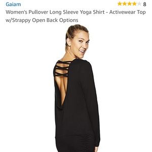 Gaiam women’s yoga top